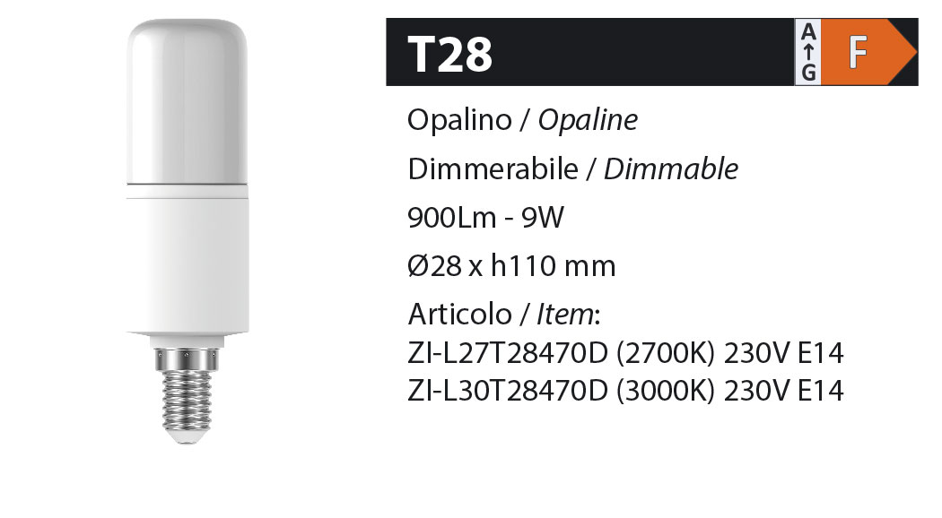 ZERODUE Industrial - T28 - Dimmerabile